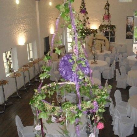 Raumdekorationen für Säle, Bühnen