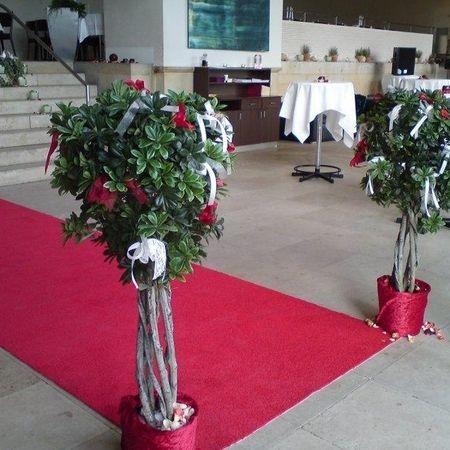 Raumdekorationen für Säle, Bühnen